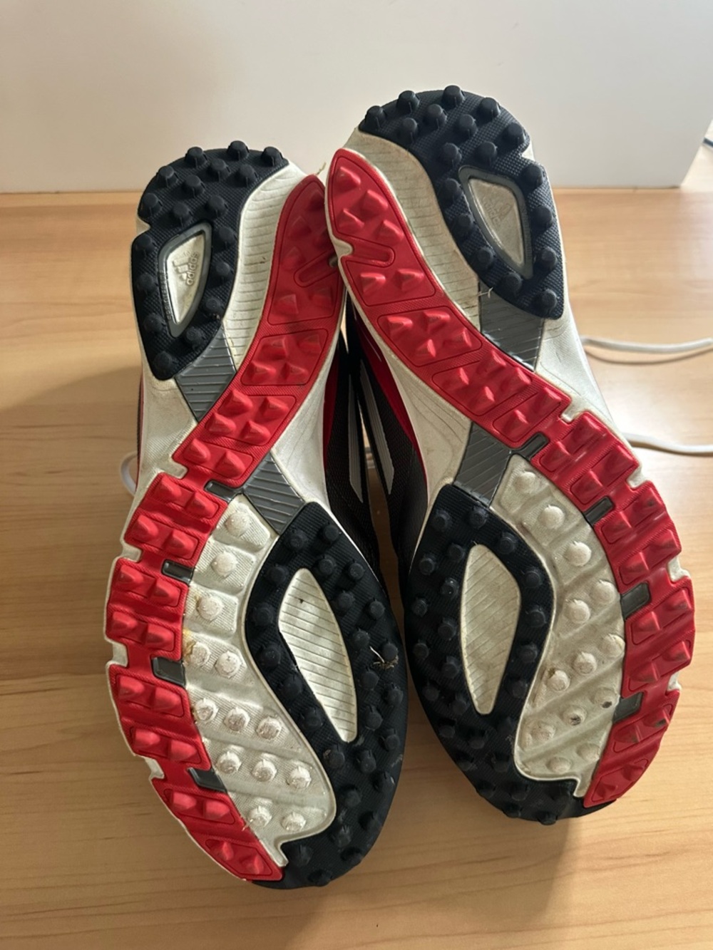 Adidas Adizero Gray Red Cleats | Men’s 11.5 - Picture 3 of 9